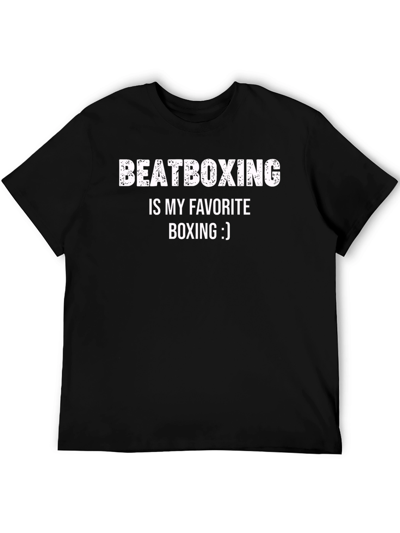 Black Beatboxing is My Favorite Boxing Black T-Shirt view 5