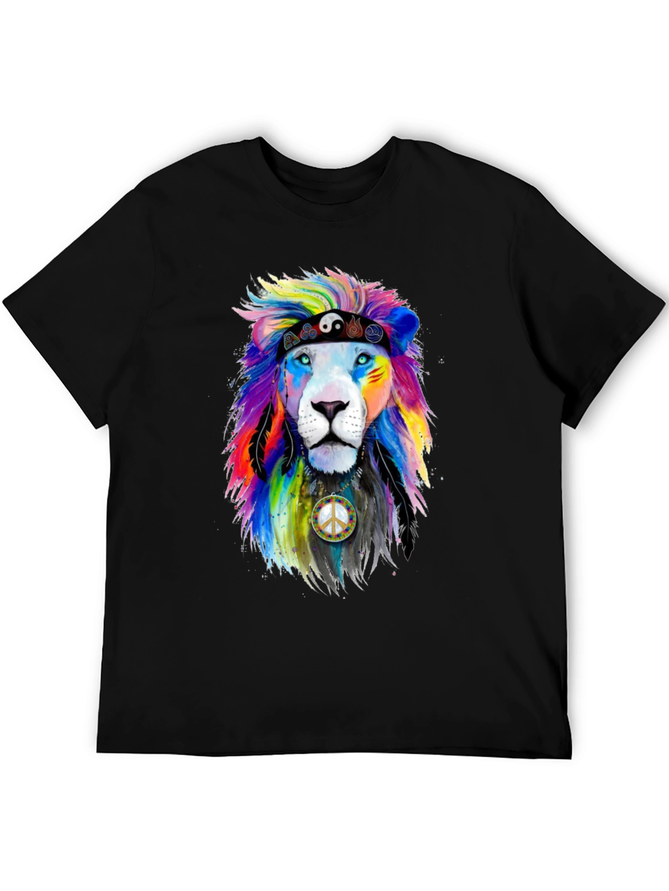 Rainbow Lion Peace T-Shirt - 5