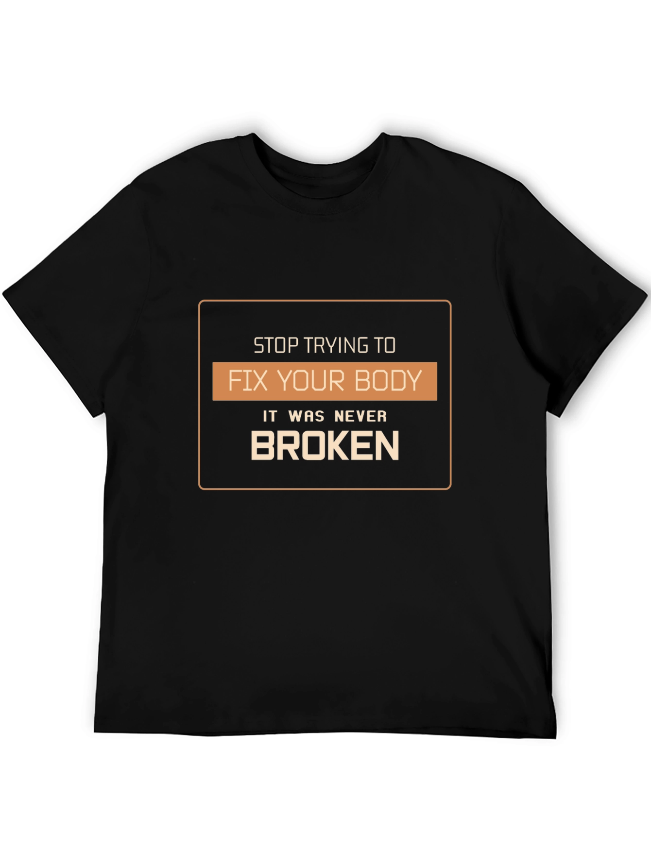 Black Body Positive Graphic Tee - Never Broken view 5