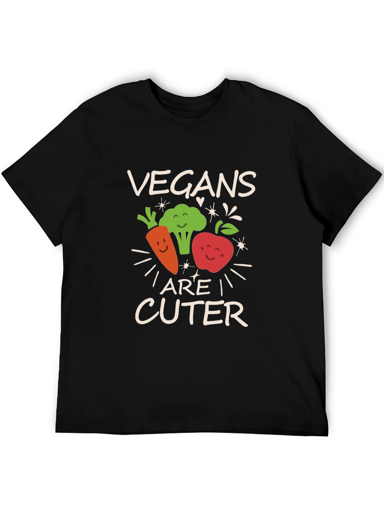 Black Vegans Are Cuter Graphic Tee view 5