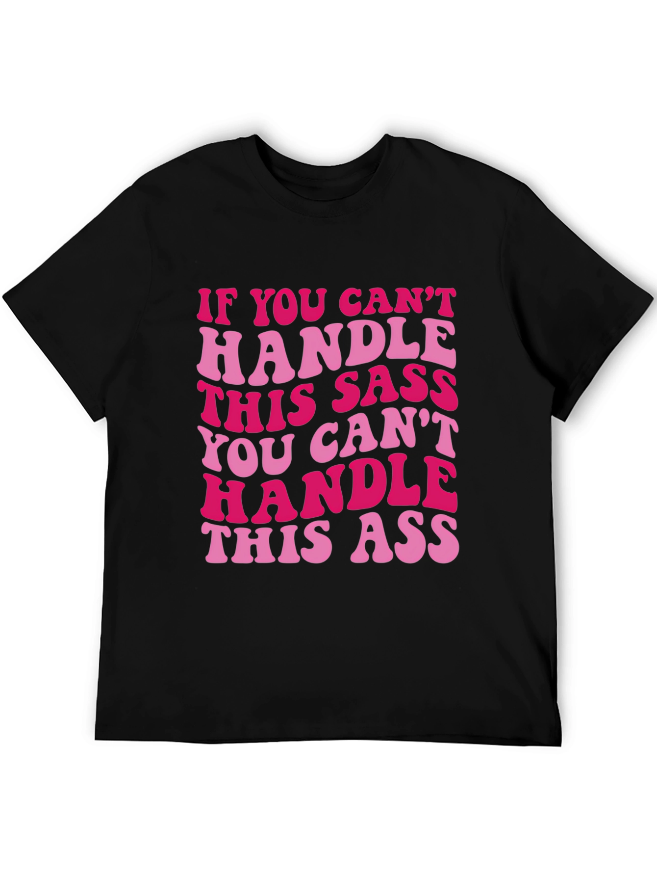 Black Sassy Statement T-Shirt view 5