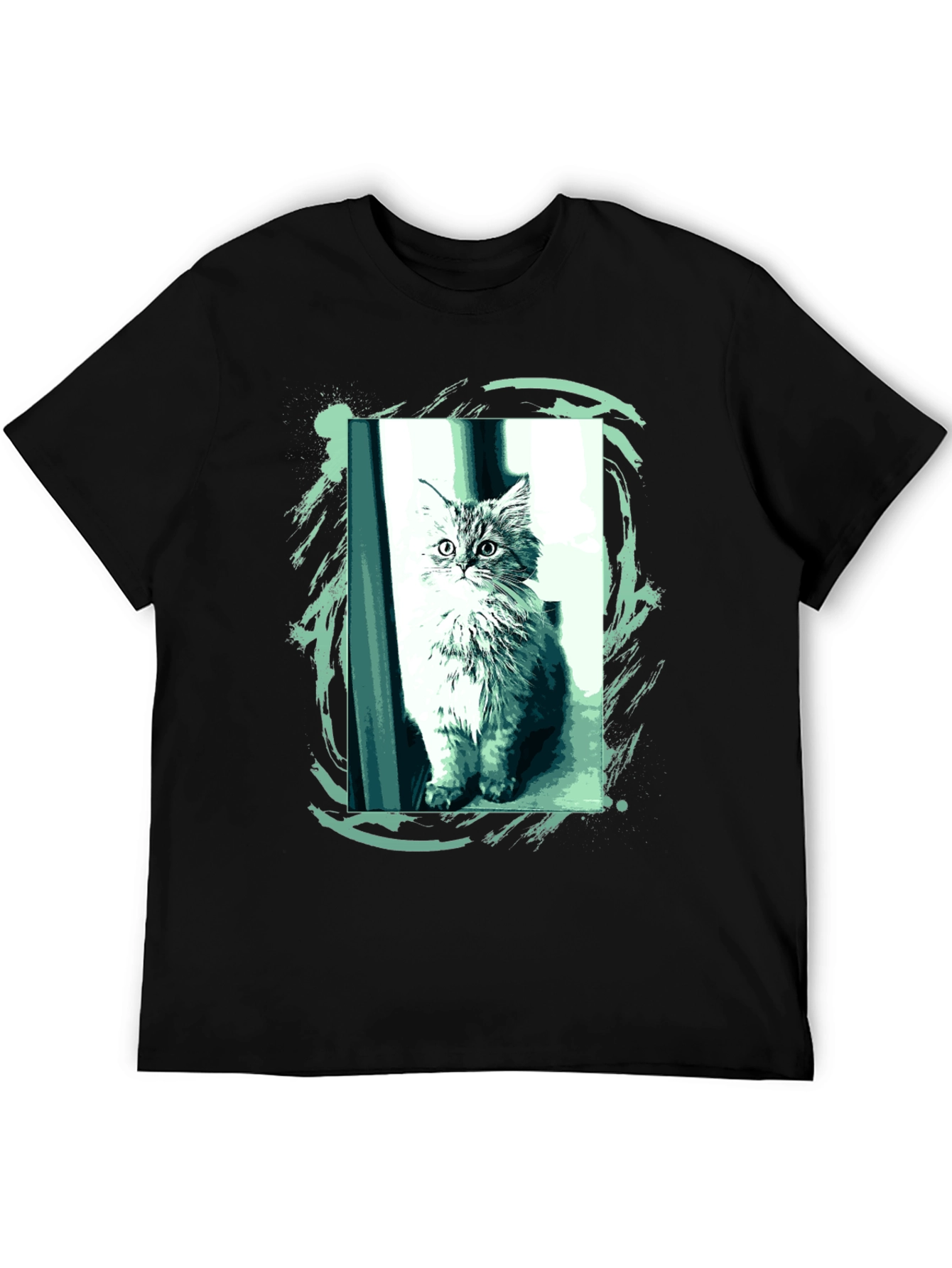Black Cat Graphic T-Shirt - Unique Style view 5