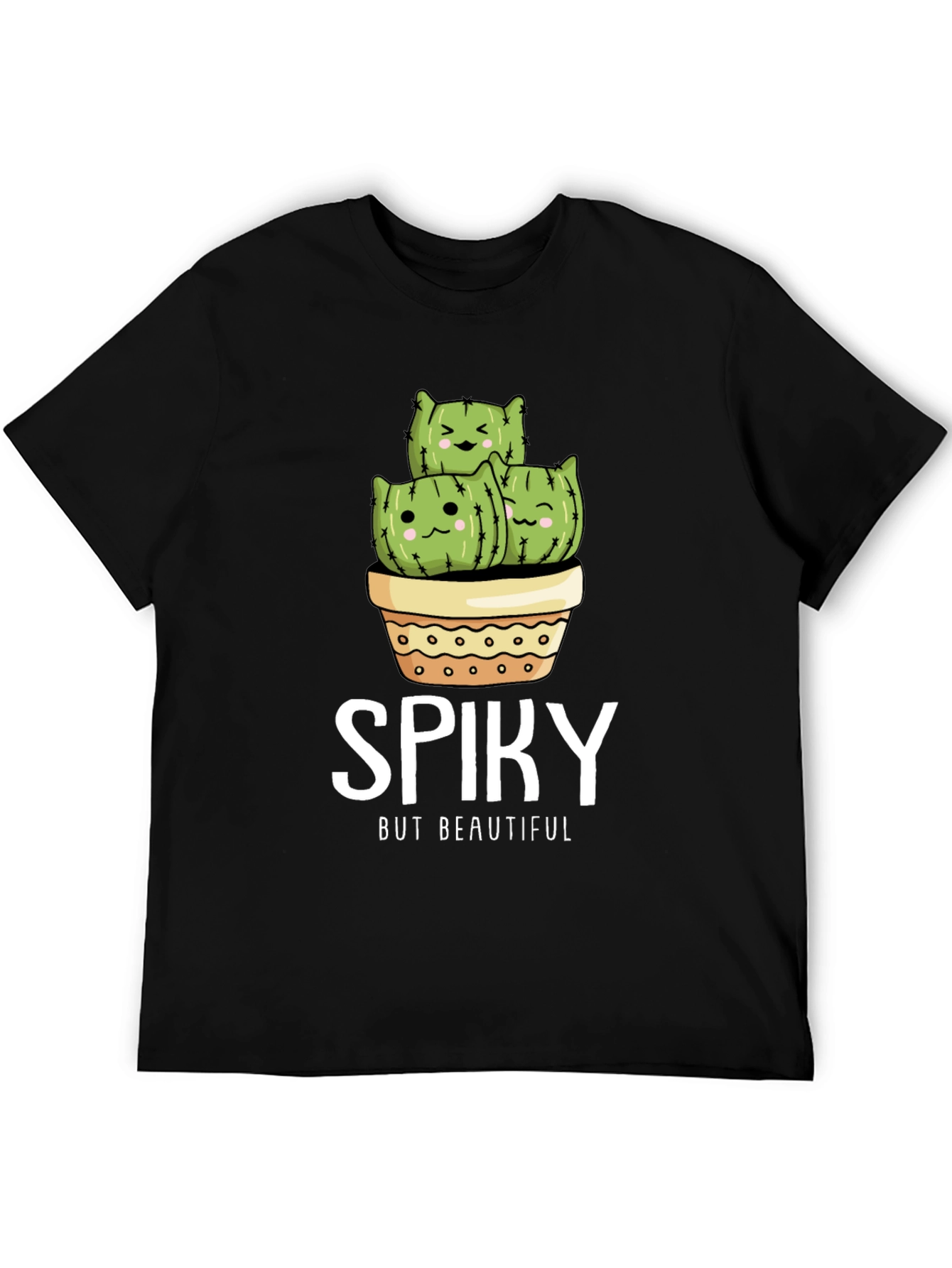Black Spiky But Beautiful Cactus T-Shirt view 5