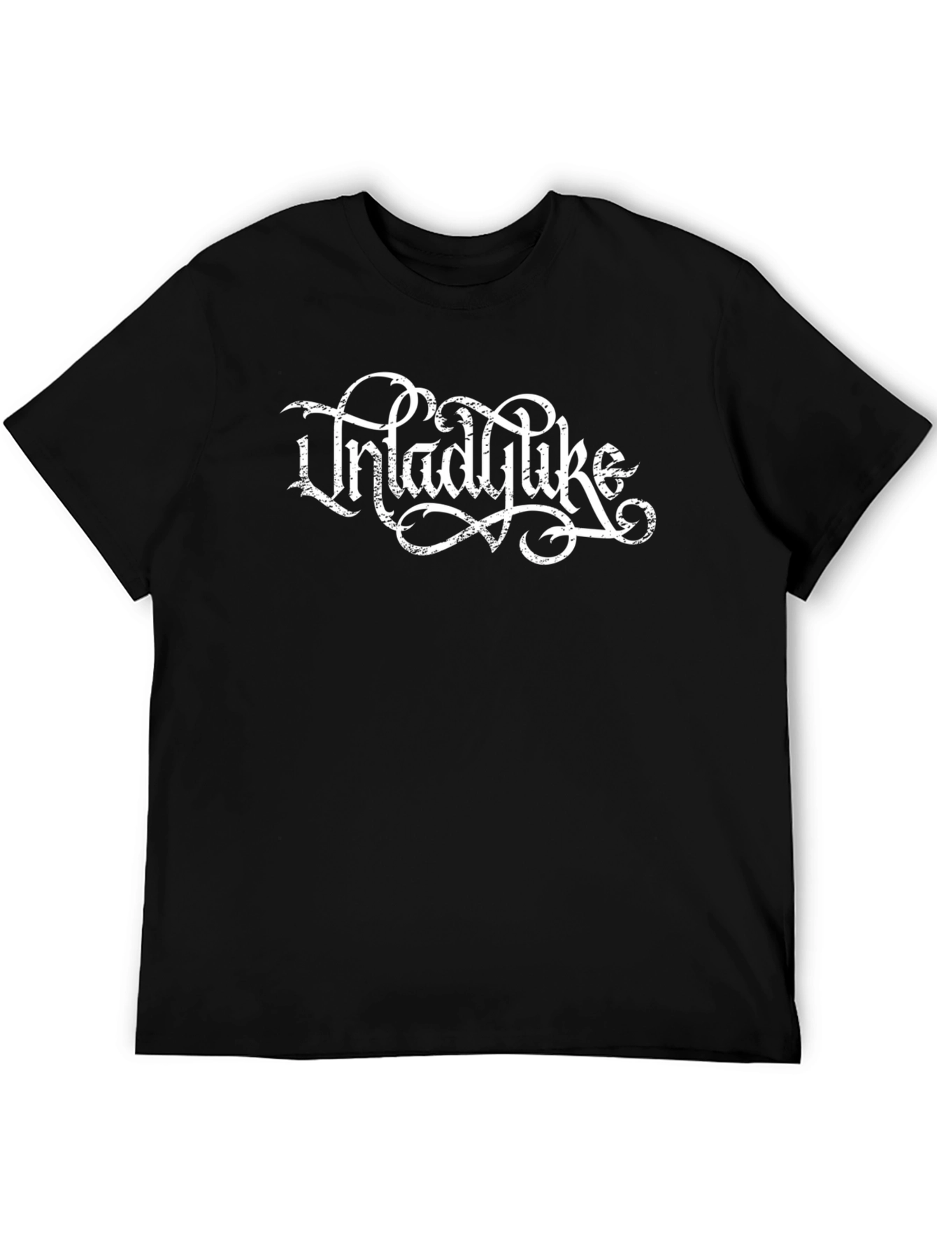 Black Unladylike Black T-Shirt Graphic Tee view 5