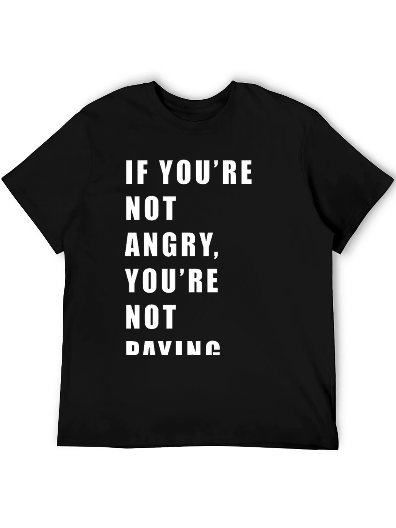 Black Angry Paving Graphic Tee view 5