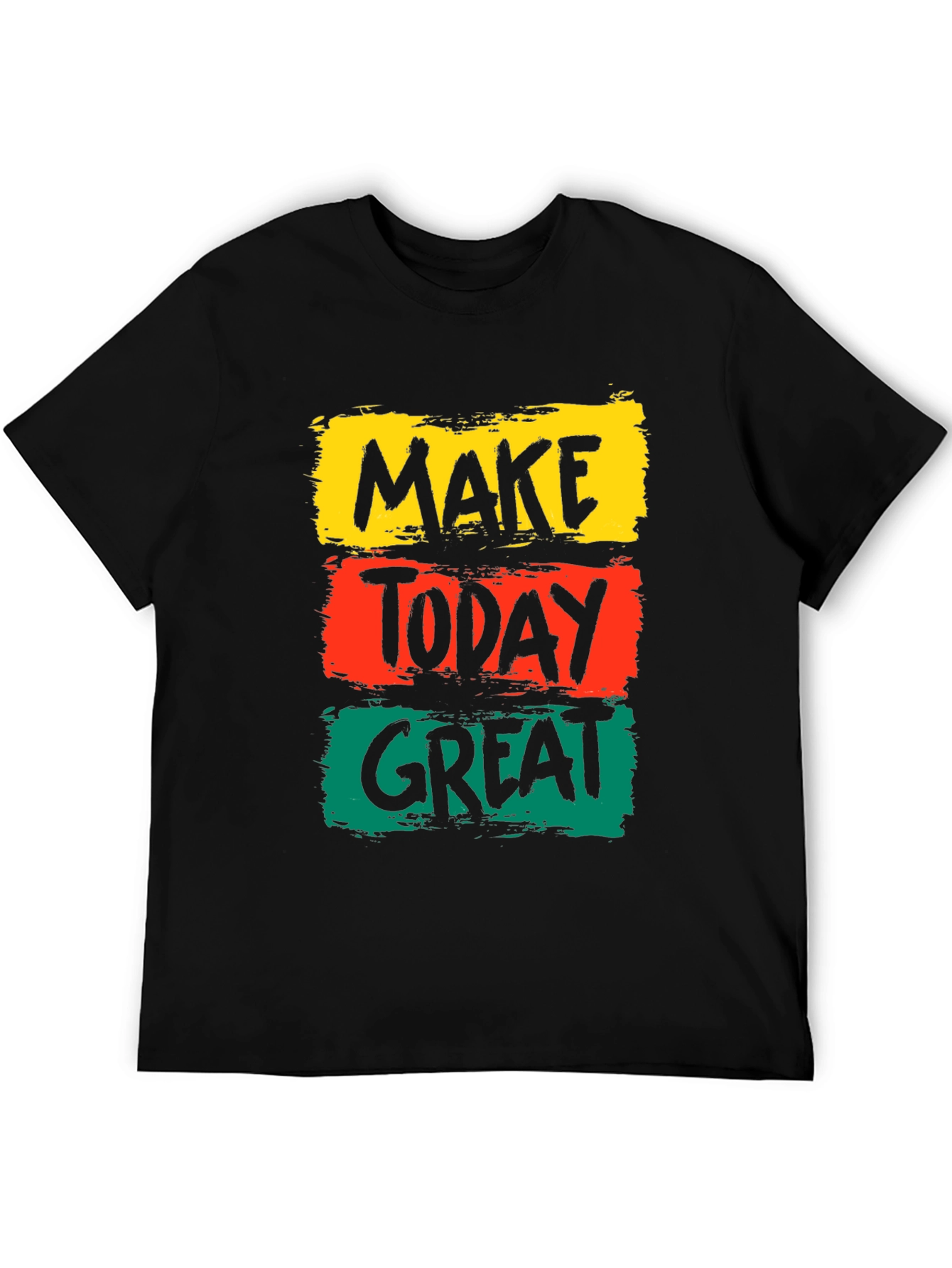 Black Make Today Great Graphic Tee view 5