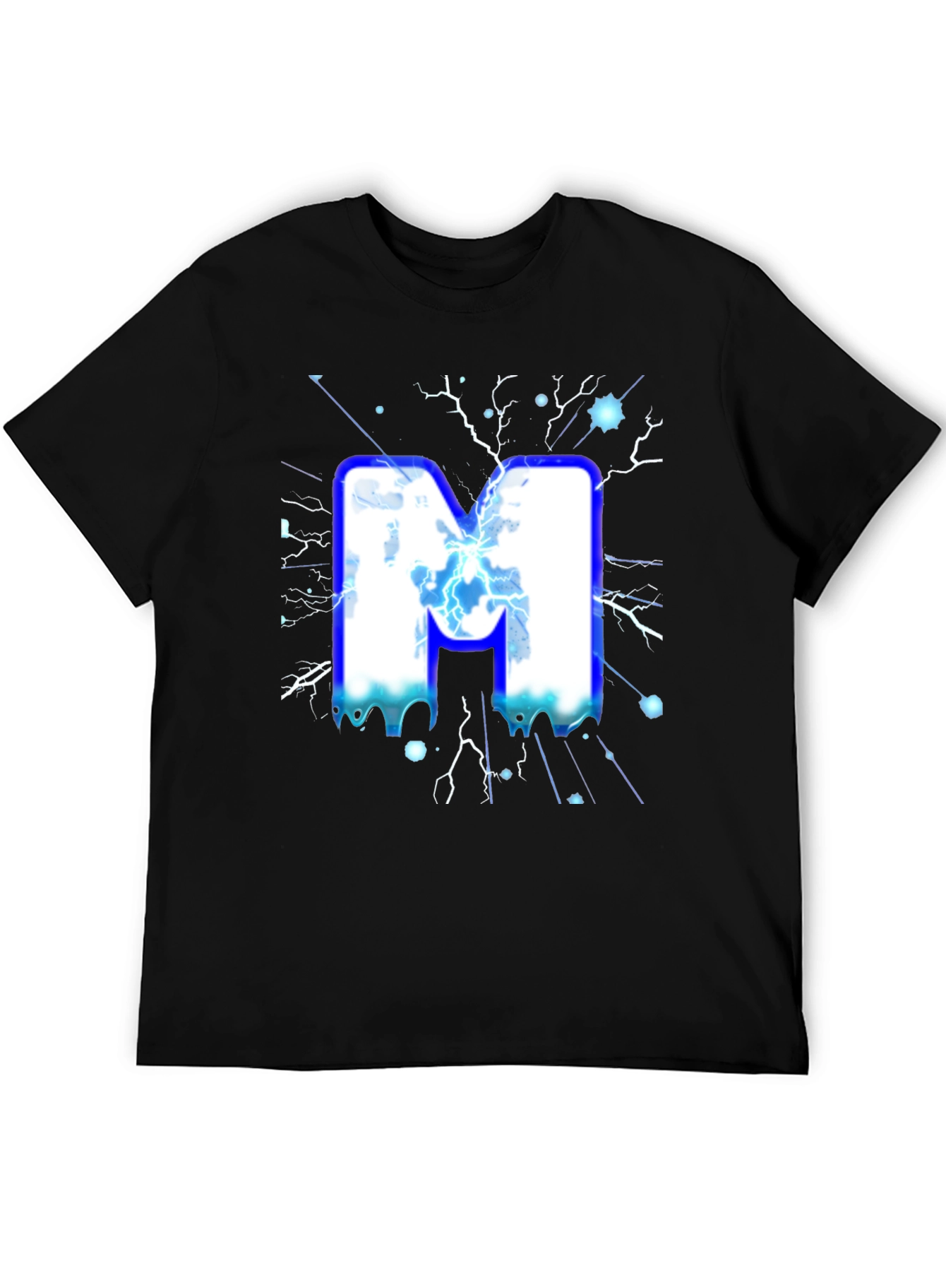 Black Electric M Black T-Shirt view 5