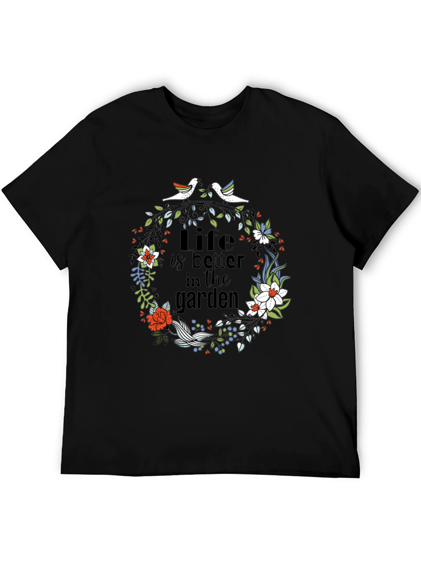 Black Life is Better in the Garden T-Shirt view 5