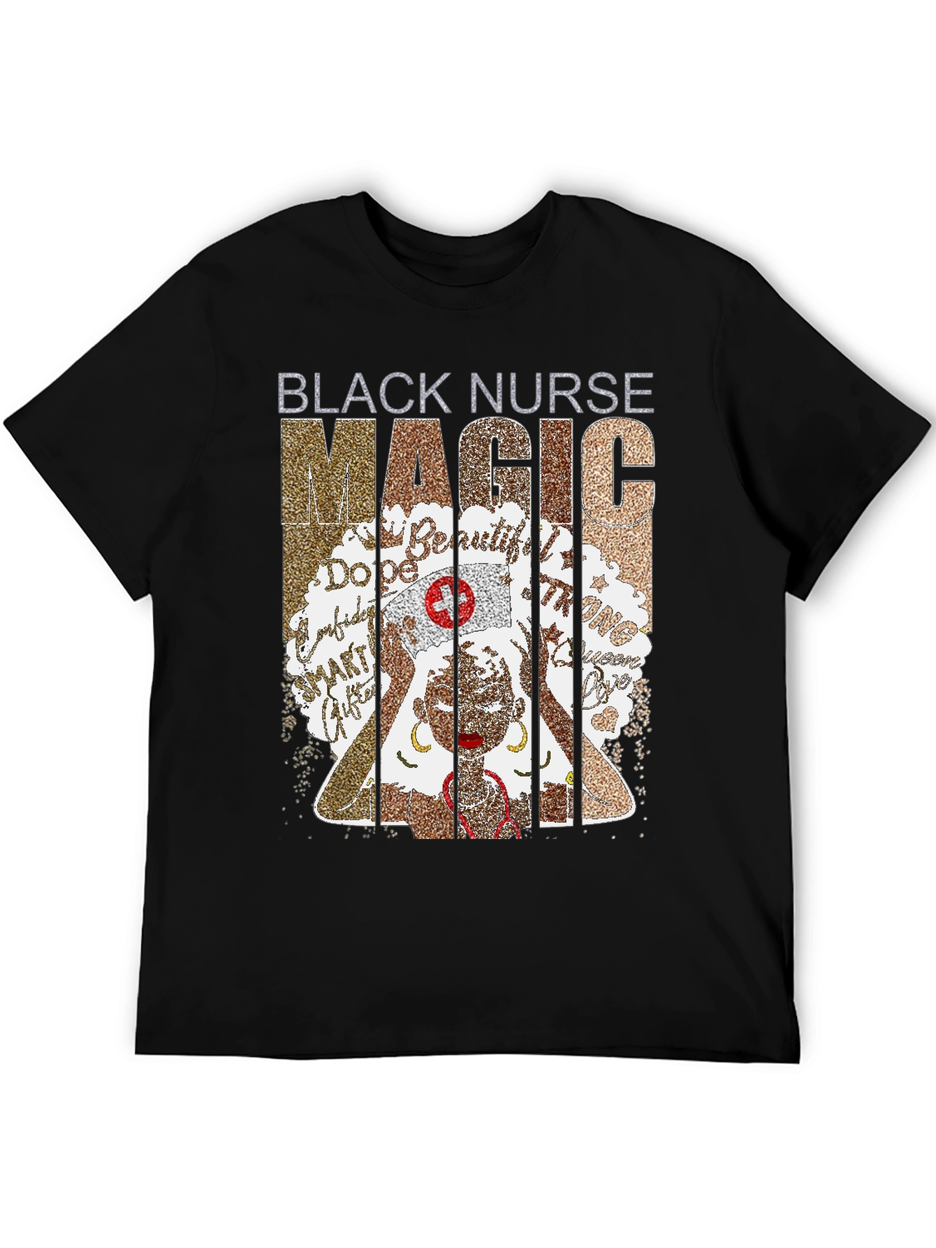 Black Black Nurse Magic T-Shirt view 5