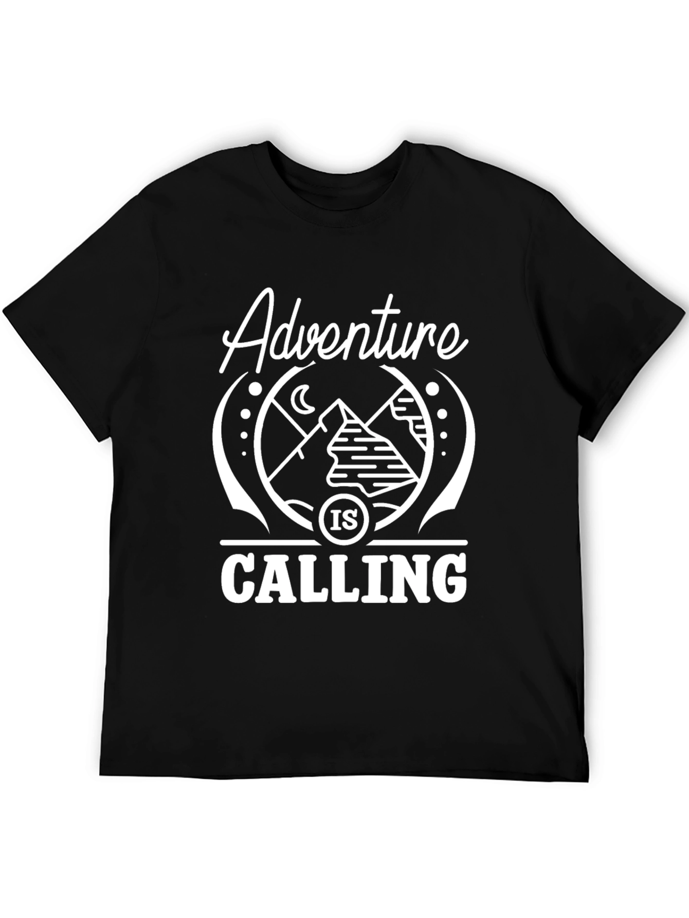 Black Adventure is Calling Tee view 5