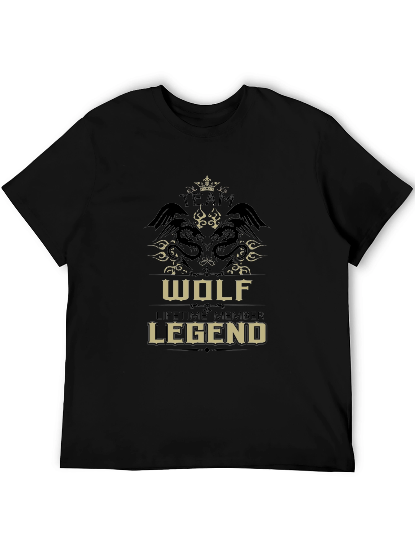 Black Wolf Legend T-Shirt - Lifetime Member Tee view 5