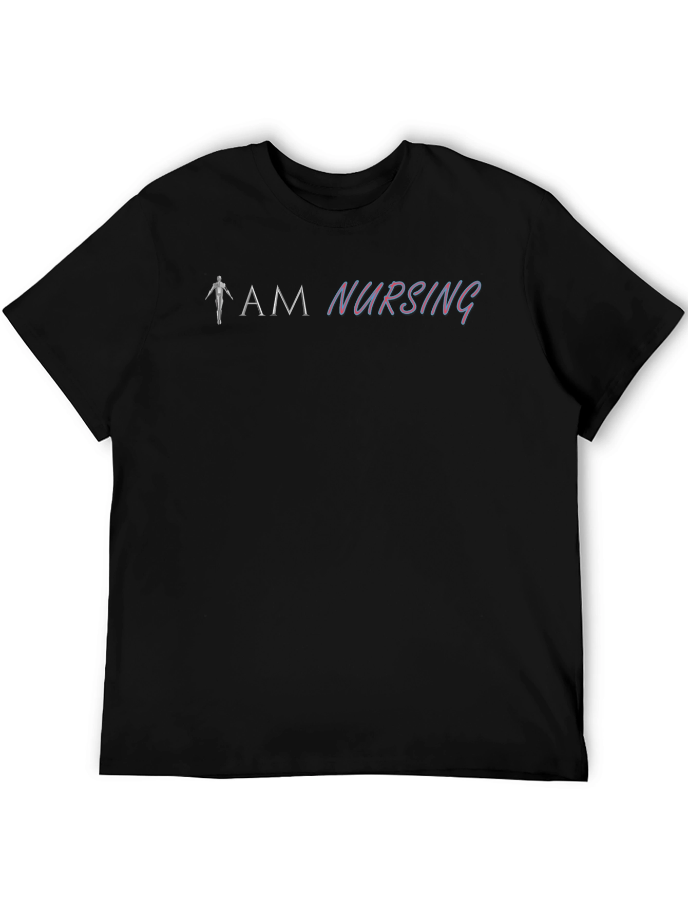 Black I AM NURSING Graphic T-Shirt view 5