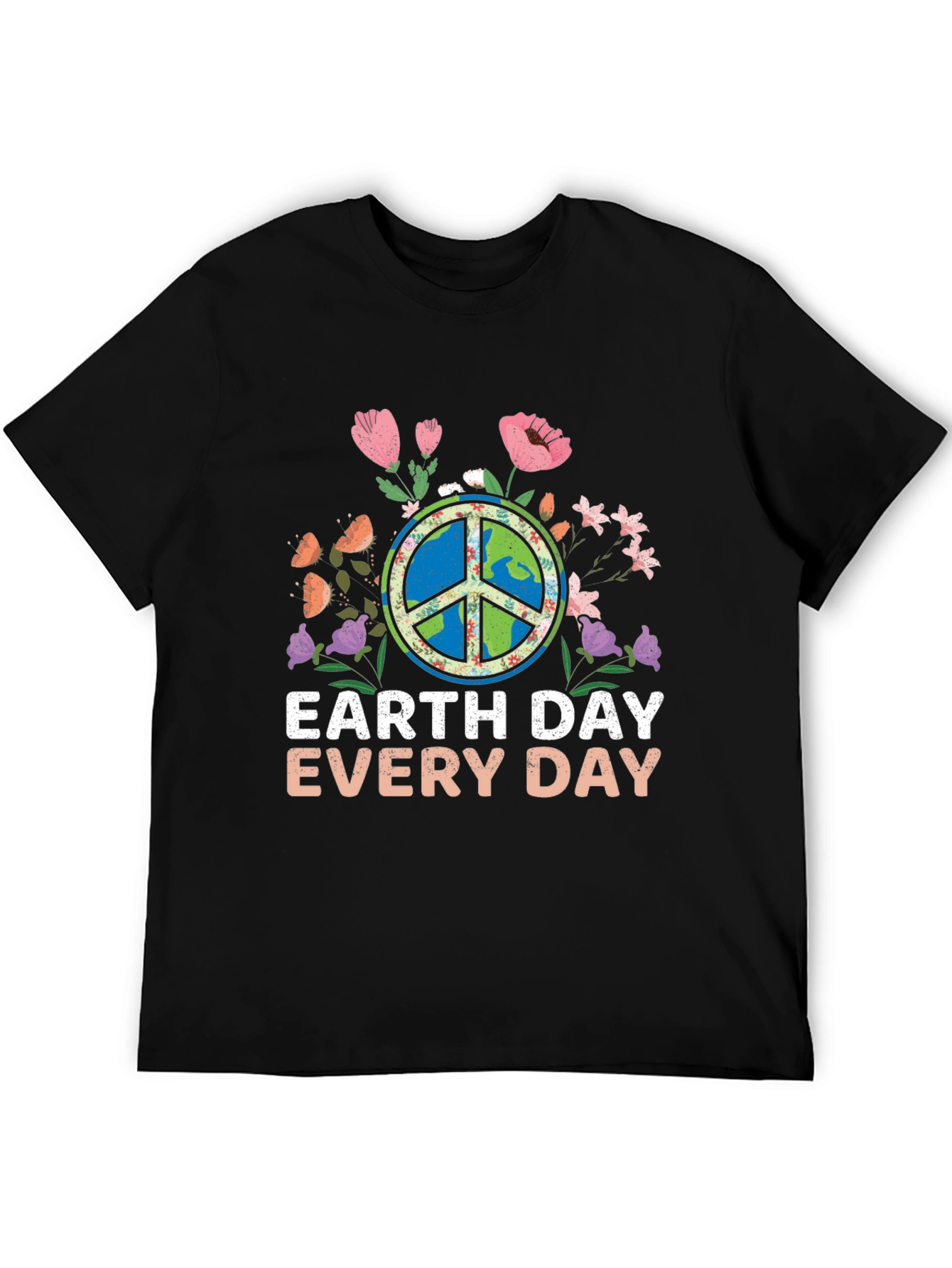 Black Earth Day Every Day Graphic Tee view 5