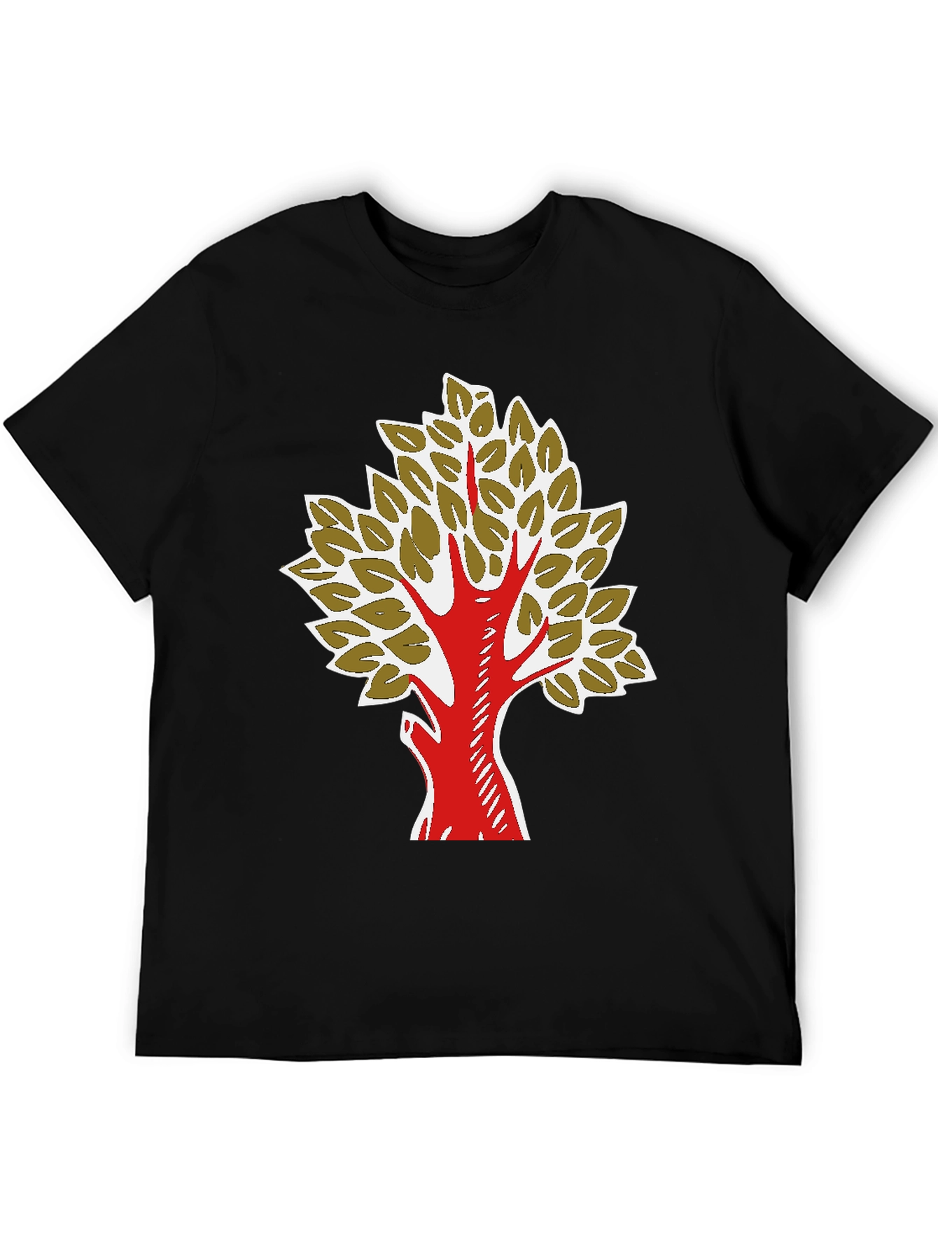 Black Tree Graphic T-Shirt - Nature Inspired Design view 5