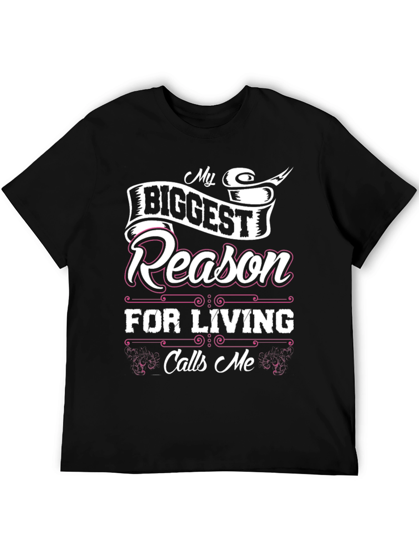Black My Biggest Reason for Living T-Shirt view 5