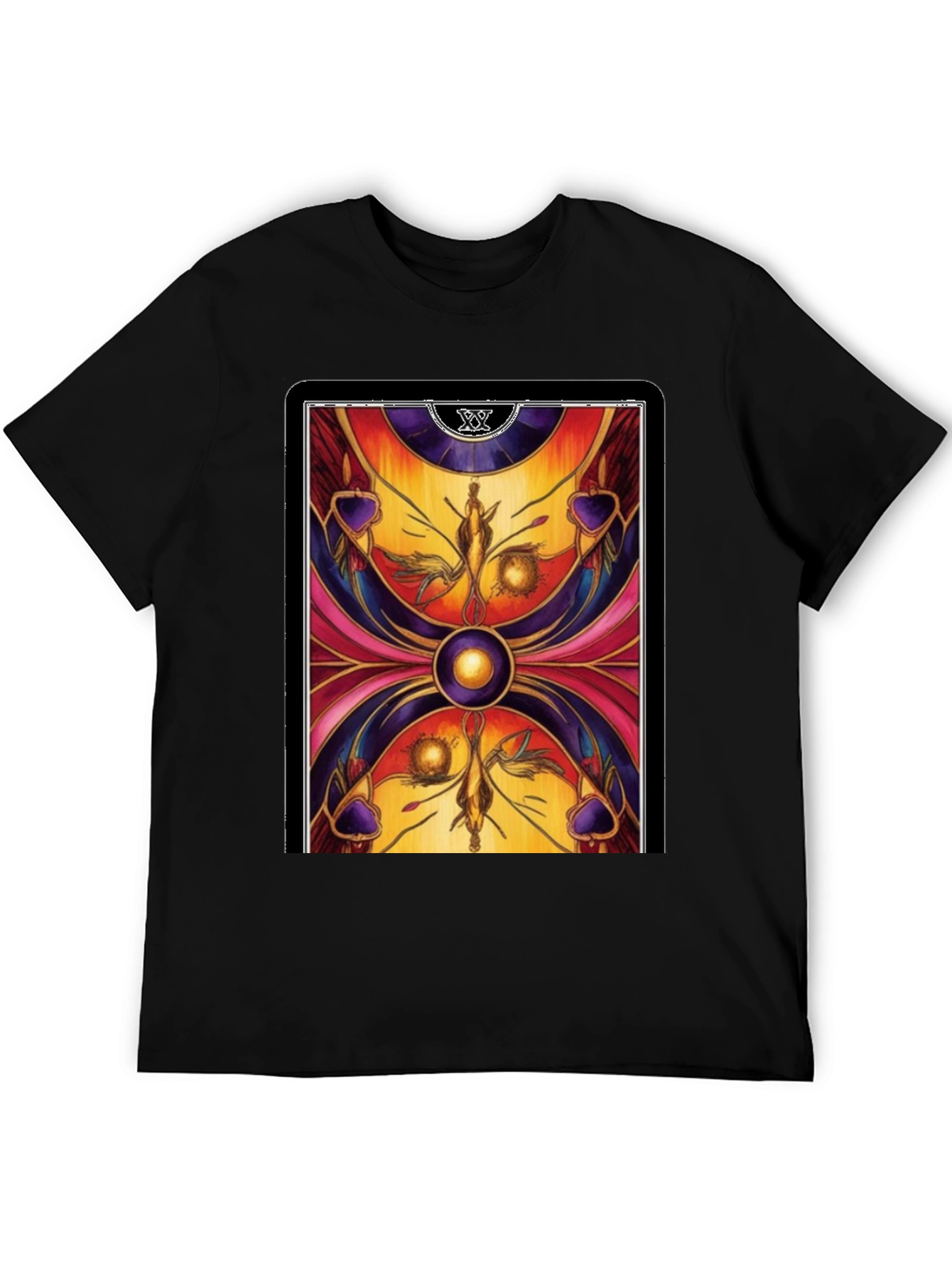 Black Tarot Card Graphic T-Shirt view 5