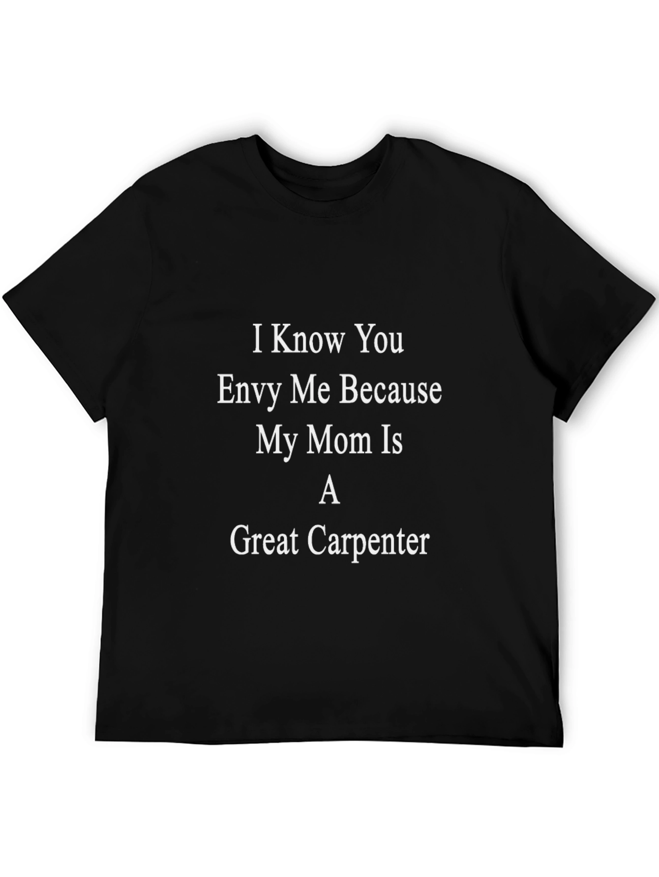 Black Great Carpenter Mom Tee - Funny Novelty Gift Shirt view 5