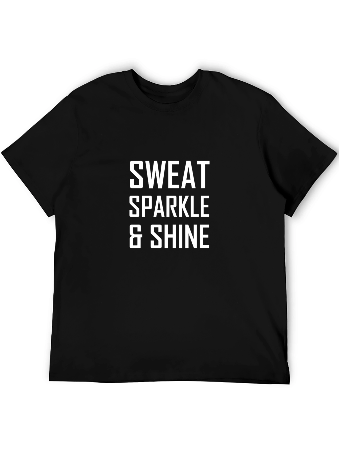 Black Sweat, Sparkle, & Shine Graphic Tee view 5
