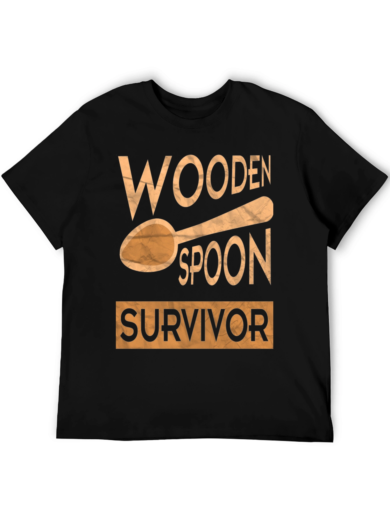 Black Wooden Spoon Survivor Graphic T-Shirt view 5