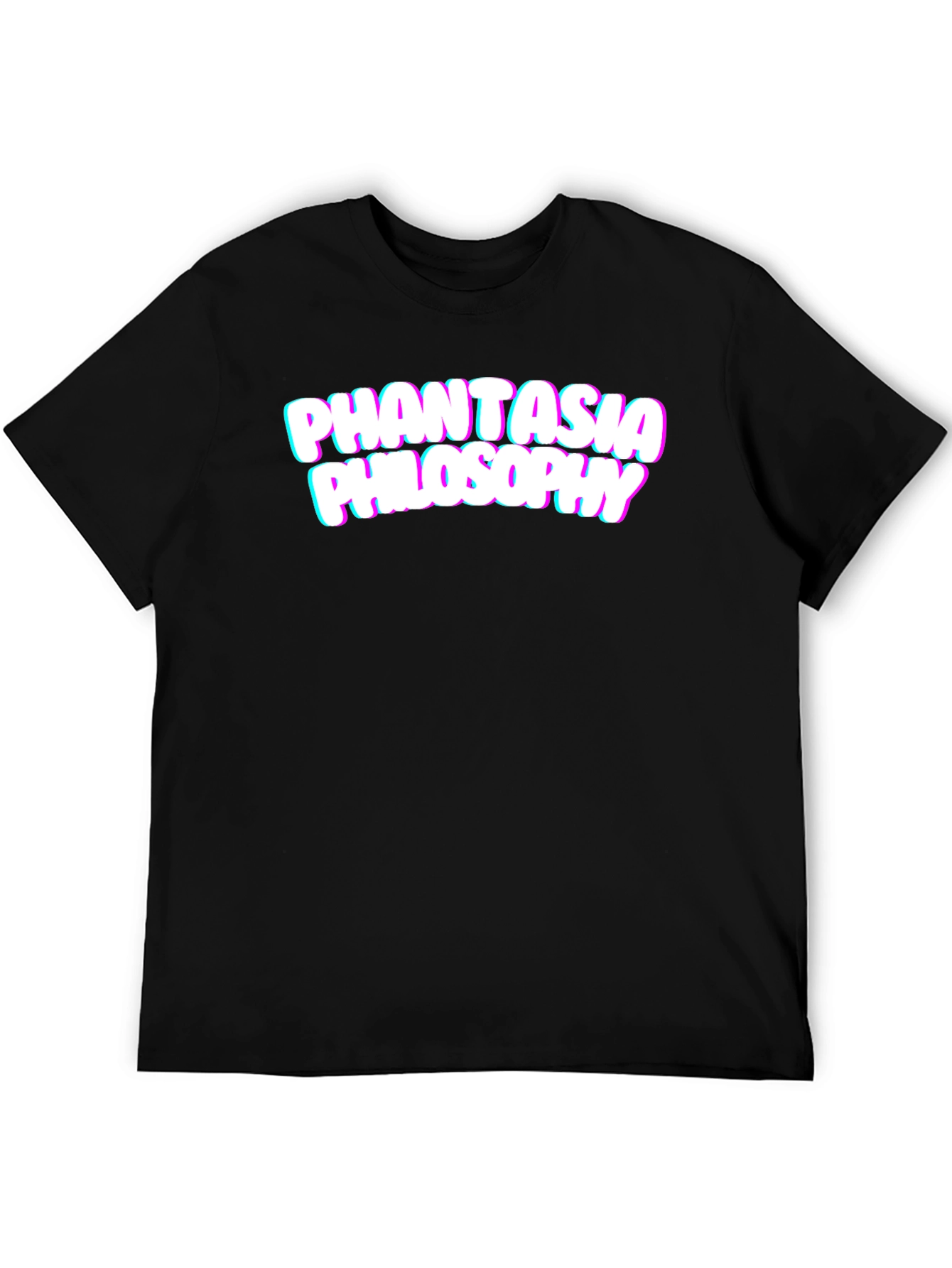 Black Phantasia Philosophy Graphic T-Shirt view 5