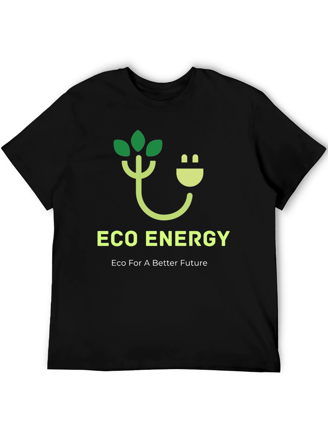 Black Eco Energy Graphic Tee view 5