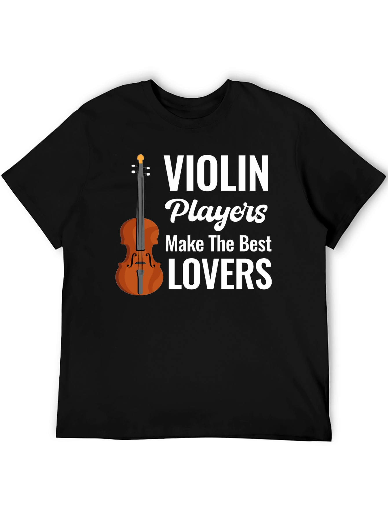 Black Violin Players Make The Best Lovers T-Shirt view 5