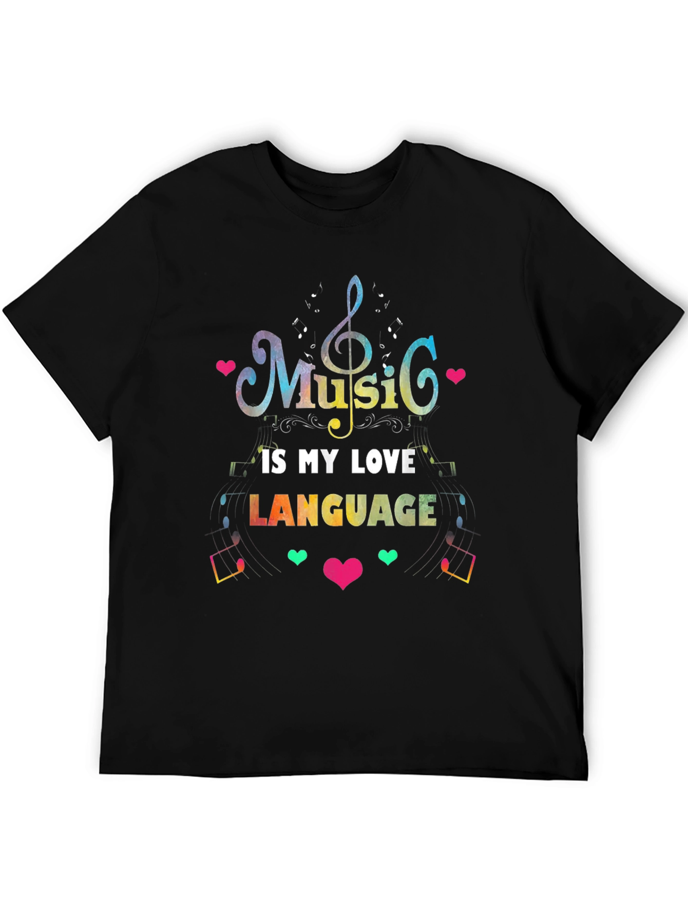 Black Music is My Love Language Graphic Tee view 5