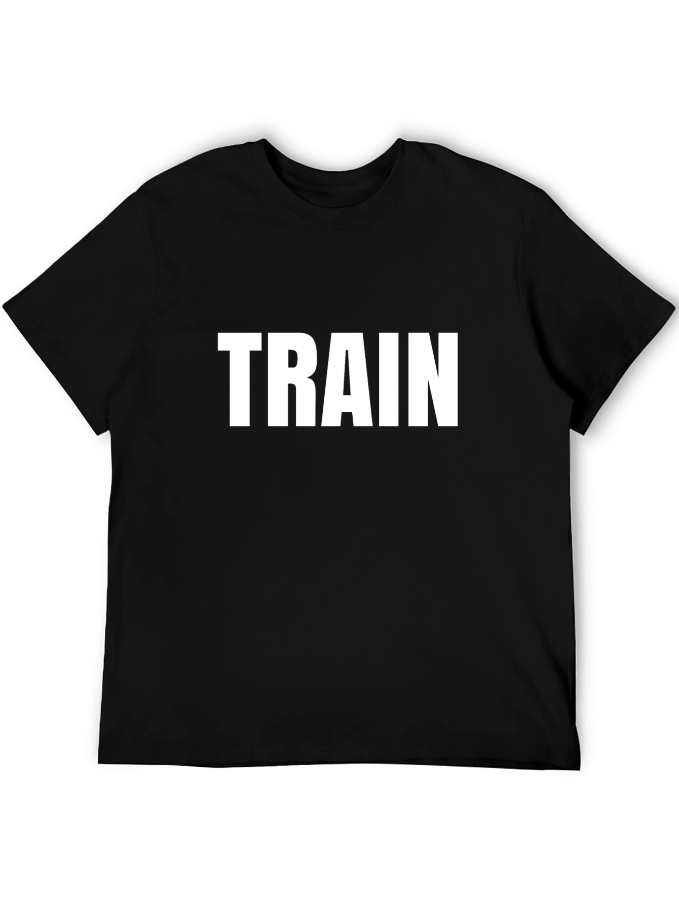 Black Train Graphic Tee - Bold Statement Shirt view 5