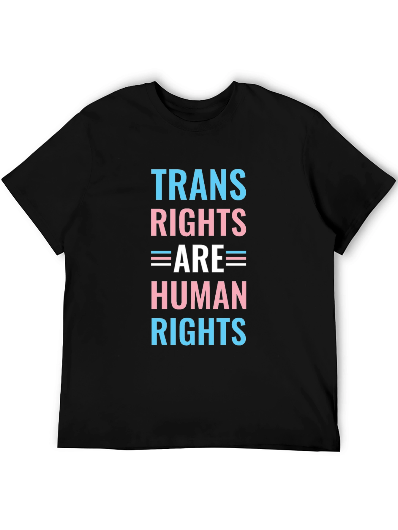 Black Trans Rights Are Human Rights T-Shirt - Unisex  view 5