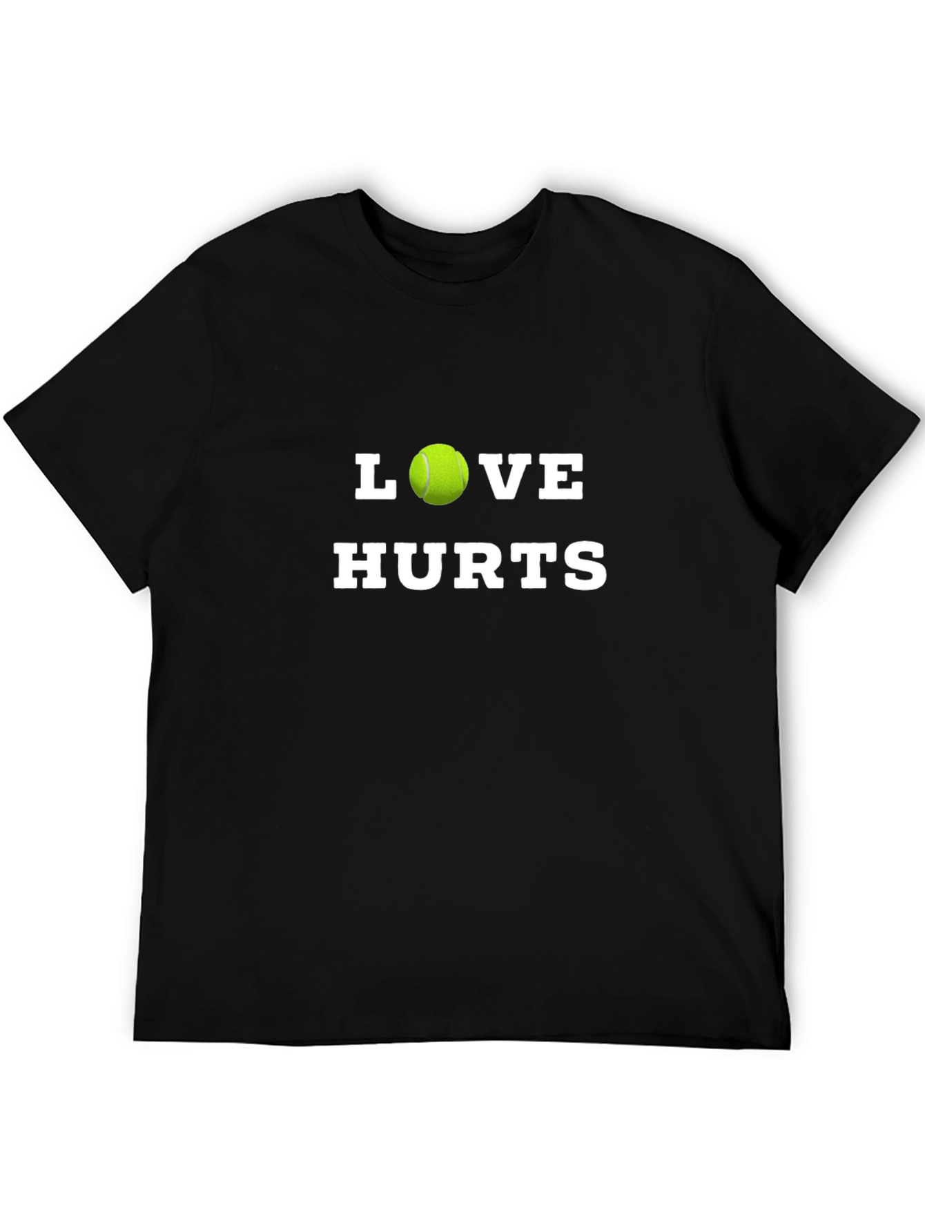 Love Hurts Tennis T-Shirt - Black - 5