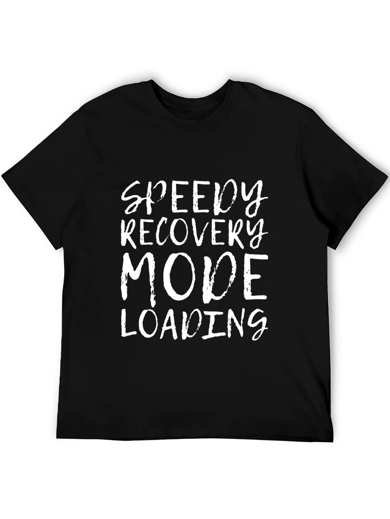 Black Speedy Recovery Mode Loading T-Shirt view 5