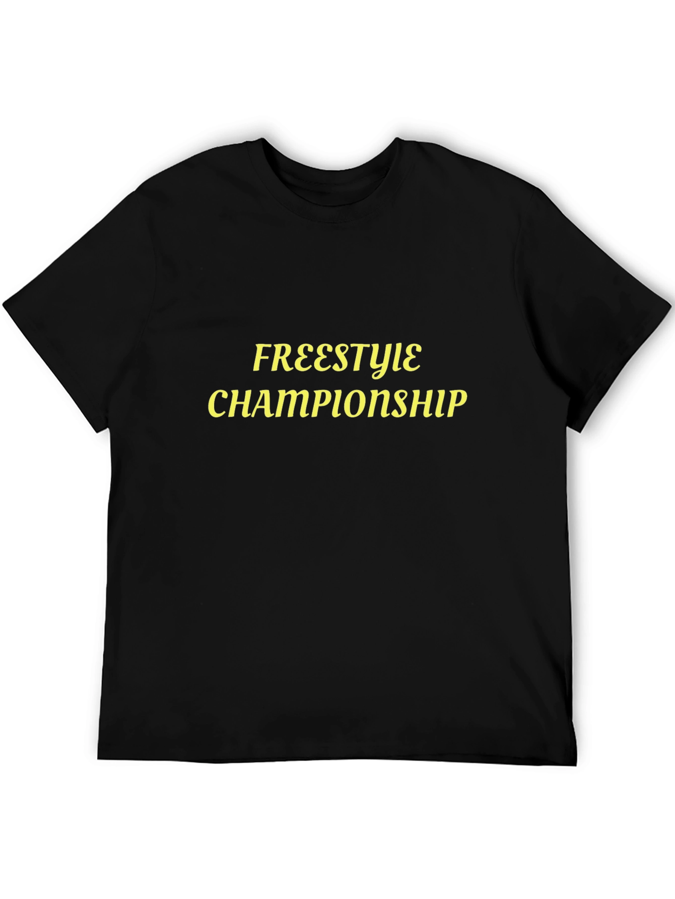 Black Freestyle Championship T-Shirt view 5