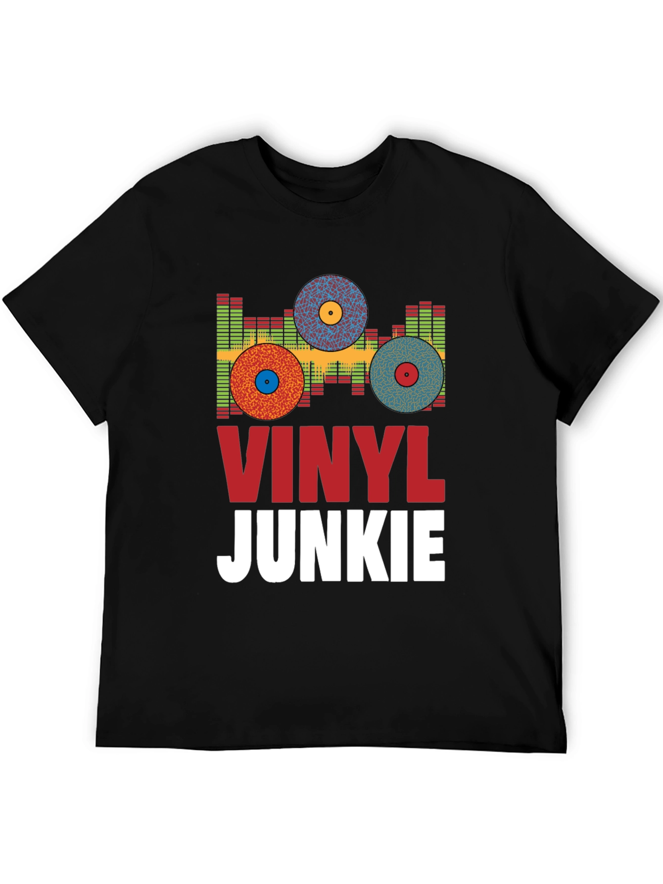 Vinyl Junkie Graphic Tee - Music Lover T-Shirt - 5