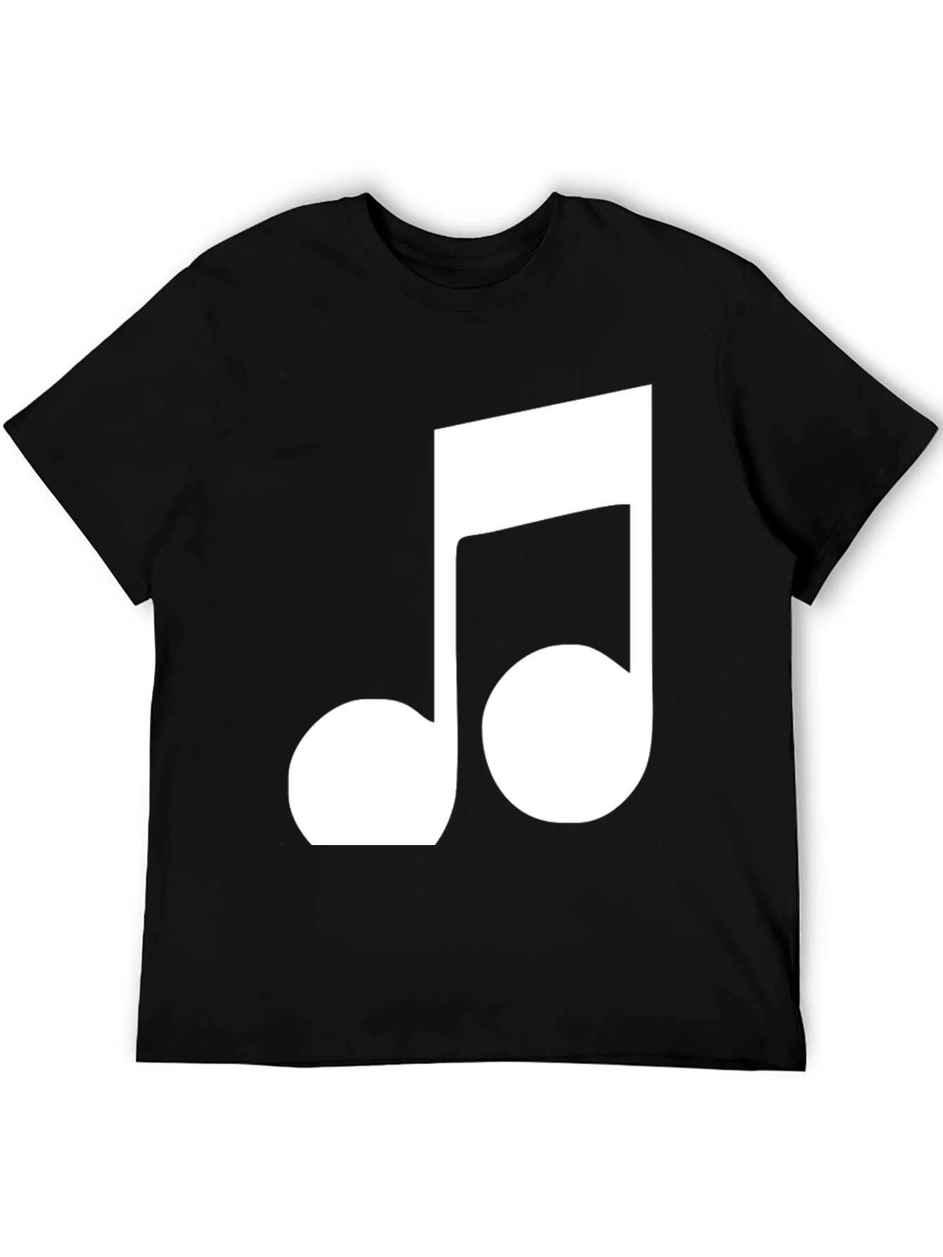 Black Musical Note Graphic T-Shirt view 5