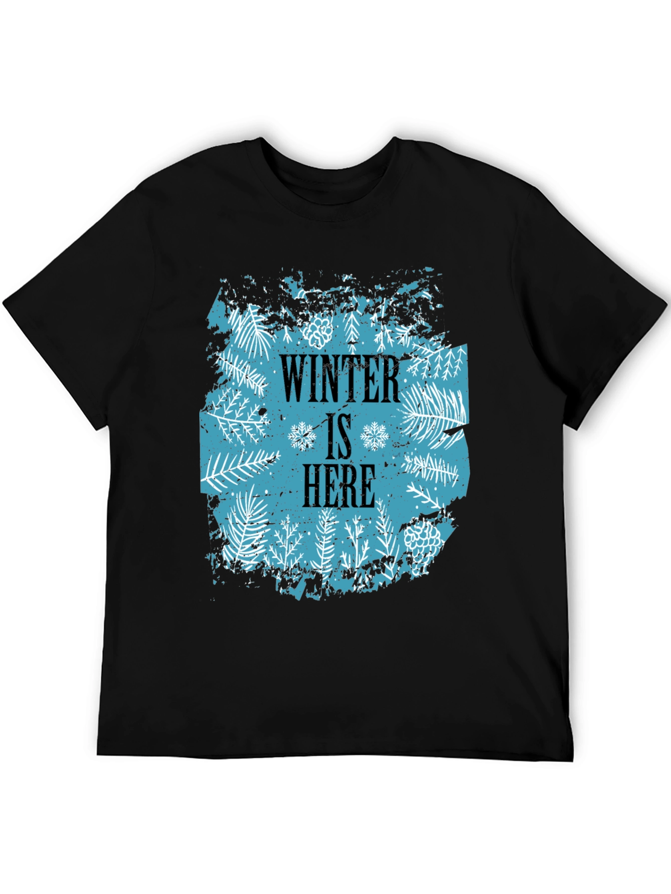 Black Winter Is Here Graphic T-Shirt view 5