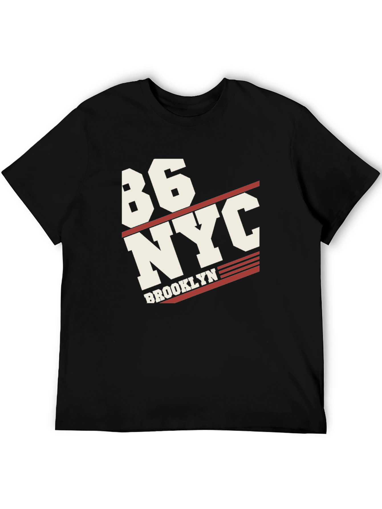 Black 86 NYC Brooklyn Graphic T-Shirt view 5