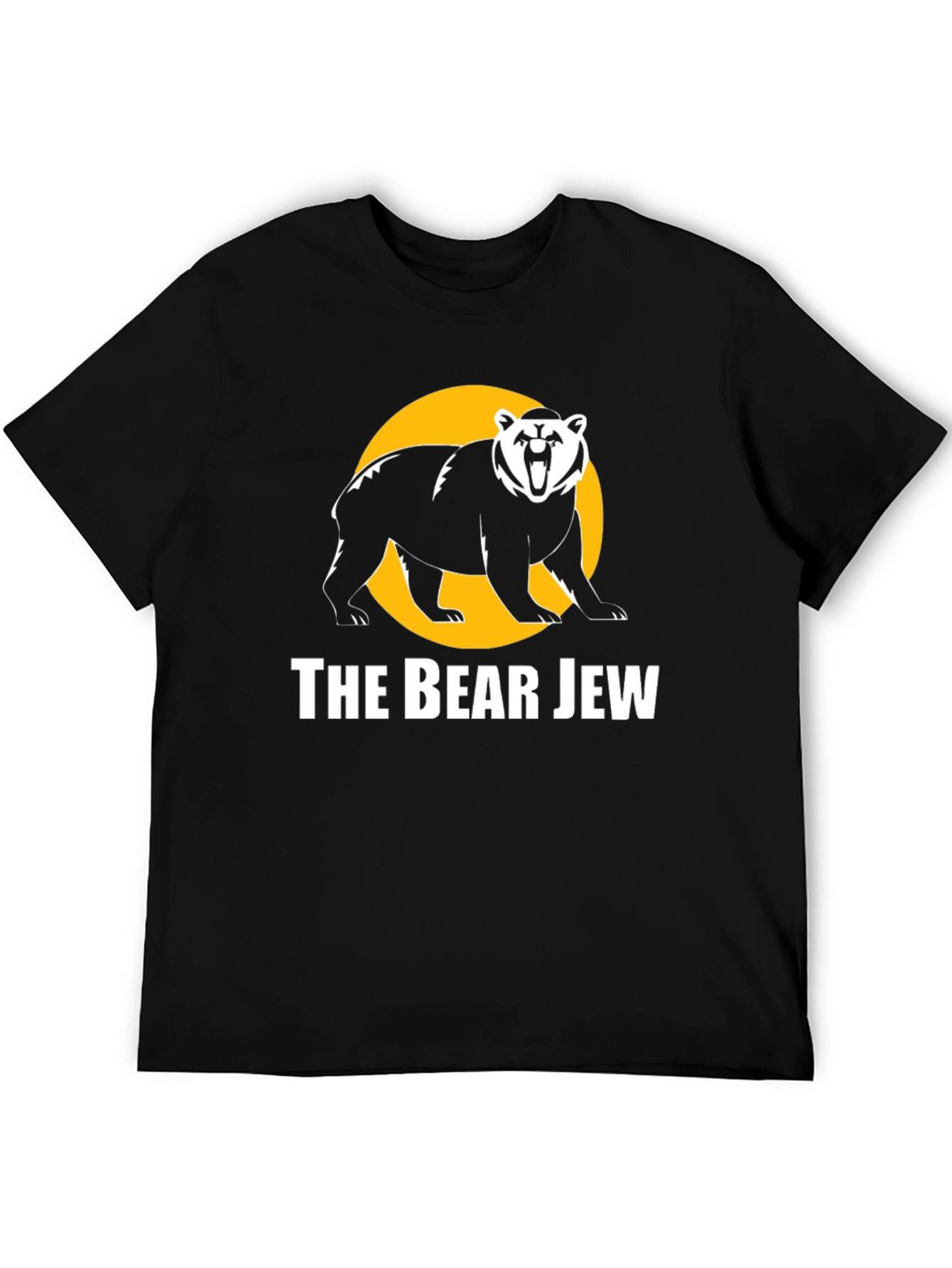 Black The Bear Jew T-Shirt - Bold Graphic Tee view 5