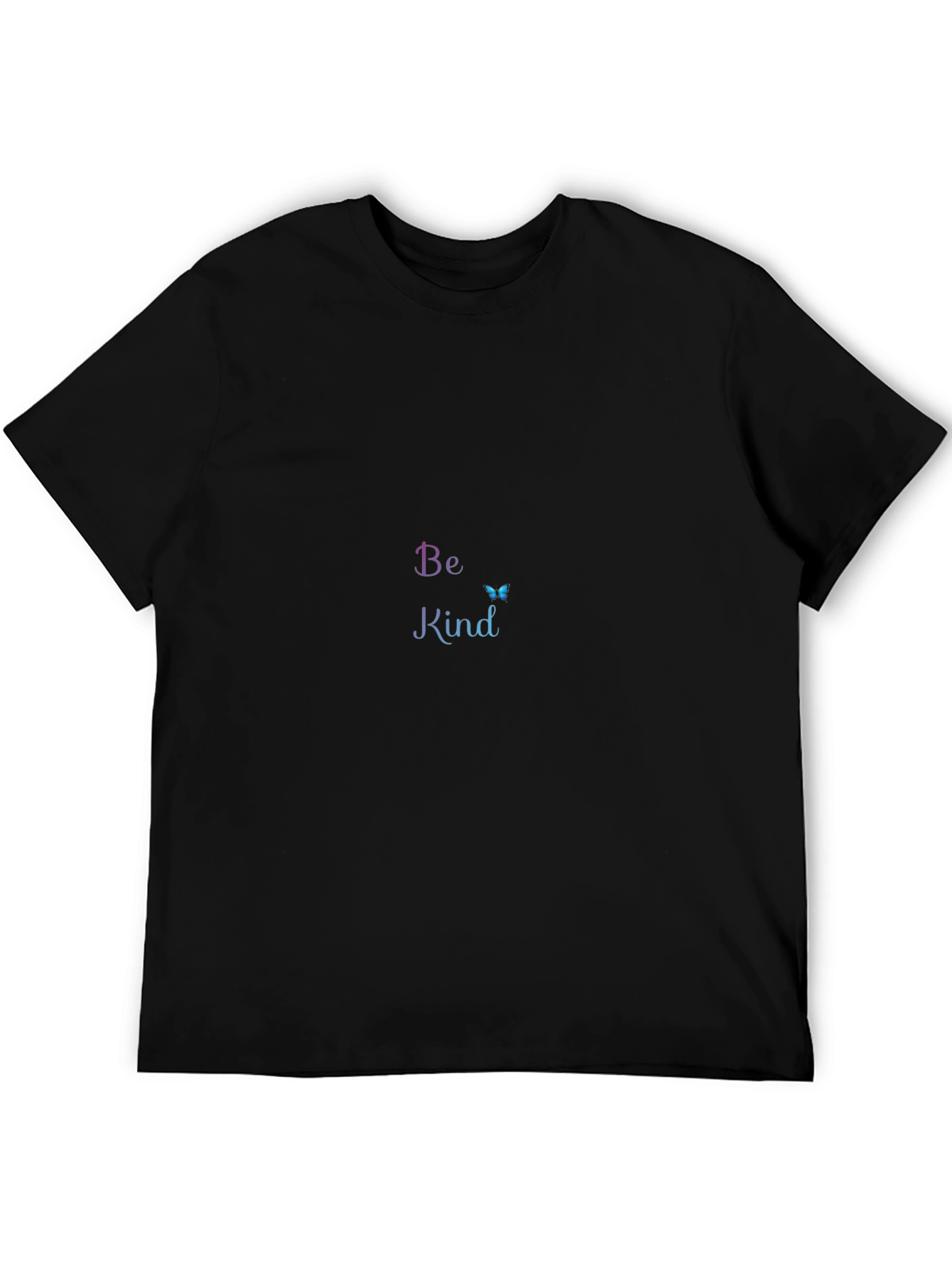 Black Be Kind T-Shirt - Casual Comfort view 5