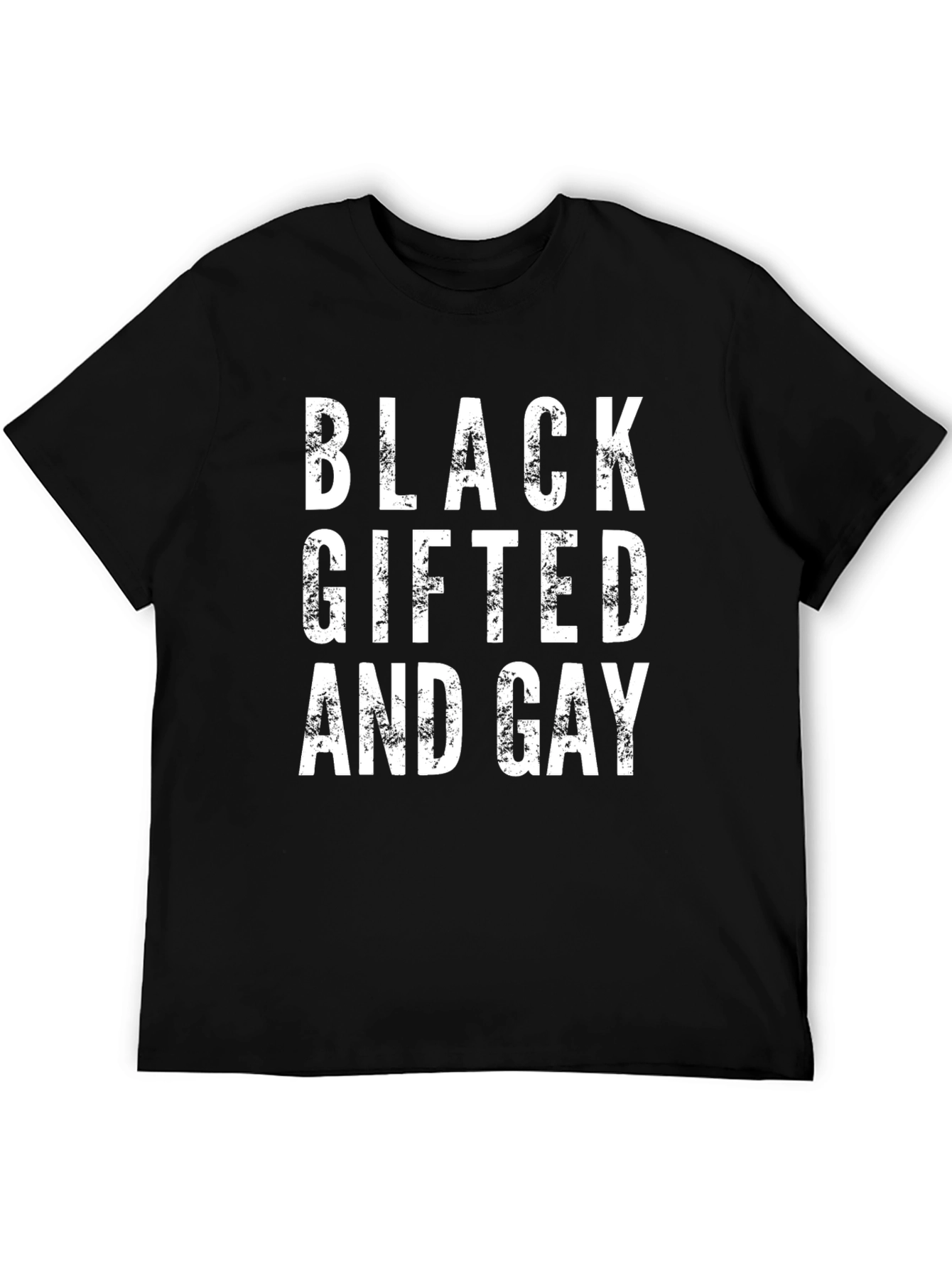 Black Black Gifted and Gay T-Shirt Pride LGBTQ Tee view 5