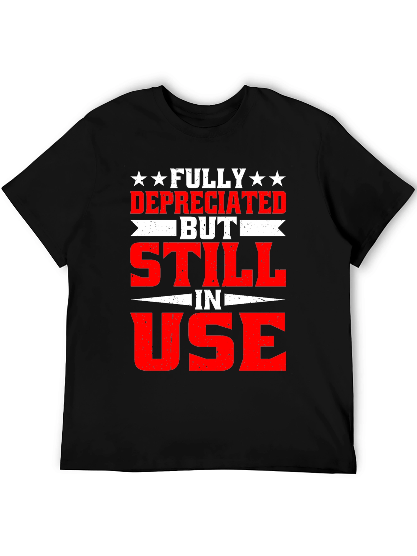 Black Fully Depreciated But Still In Use T-Shirt view 5