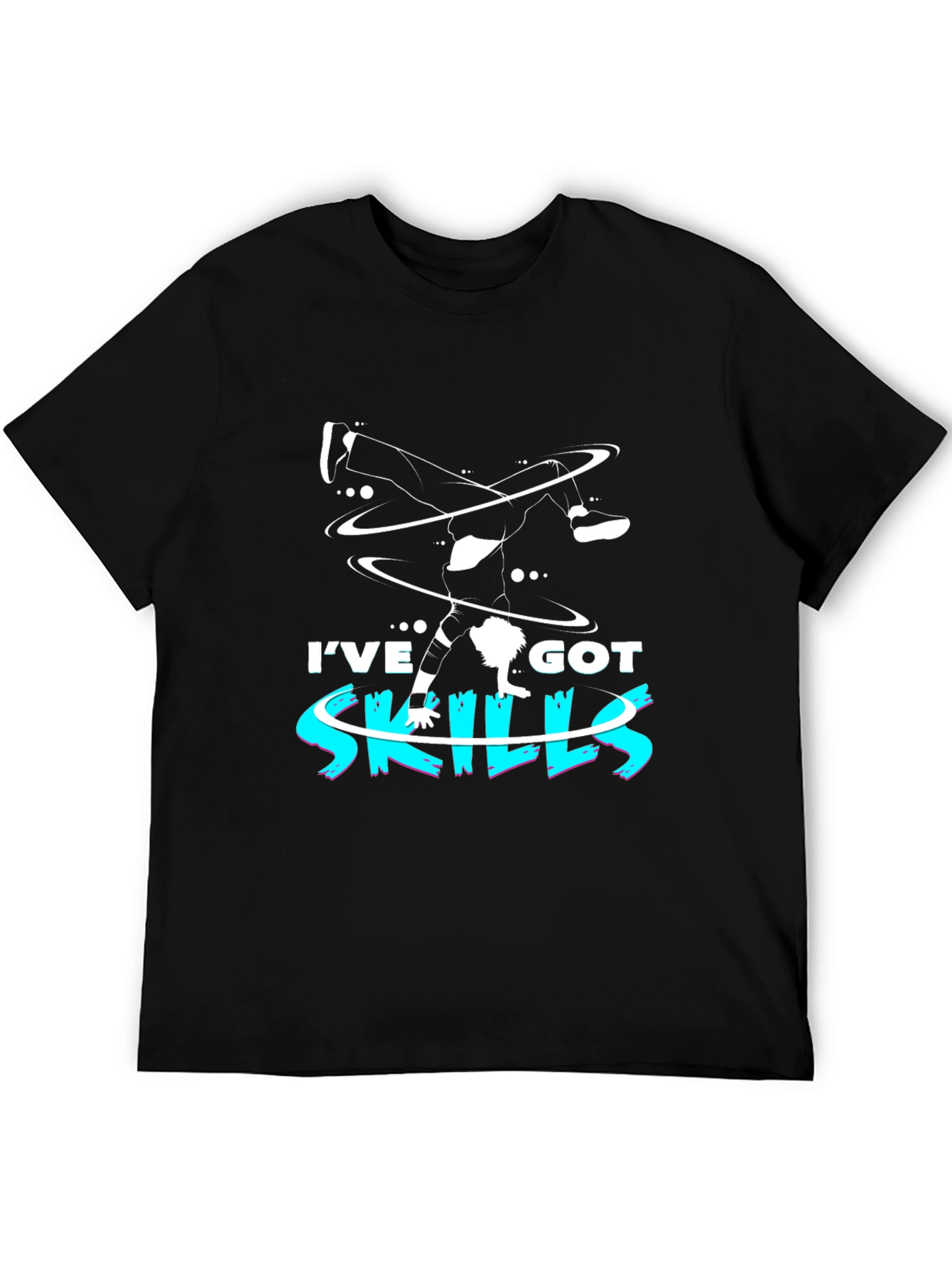Black I've Got Skills Men's Graphic Tee view 5