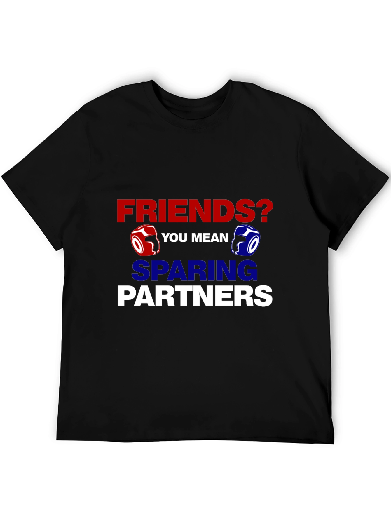Black Friends? Sparring Partners Graphic Tee view 5