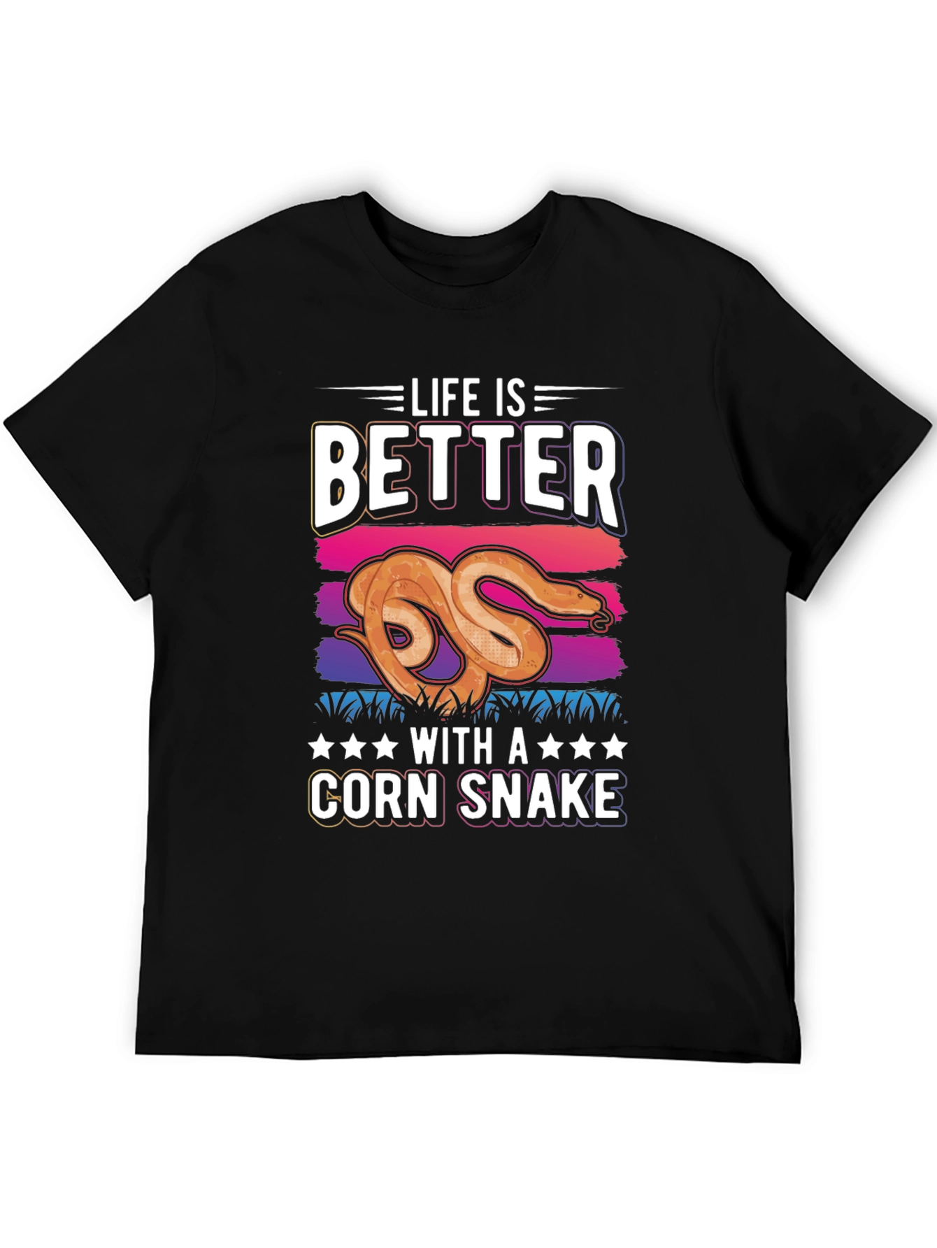 Black Life is Better with a Corn Snake T-Shirt view 5