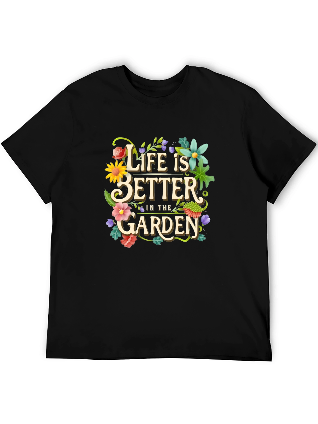 Black Life is Better in the Garden Graphic Tee view 5