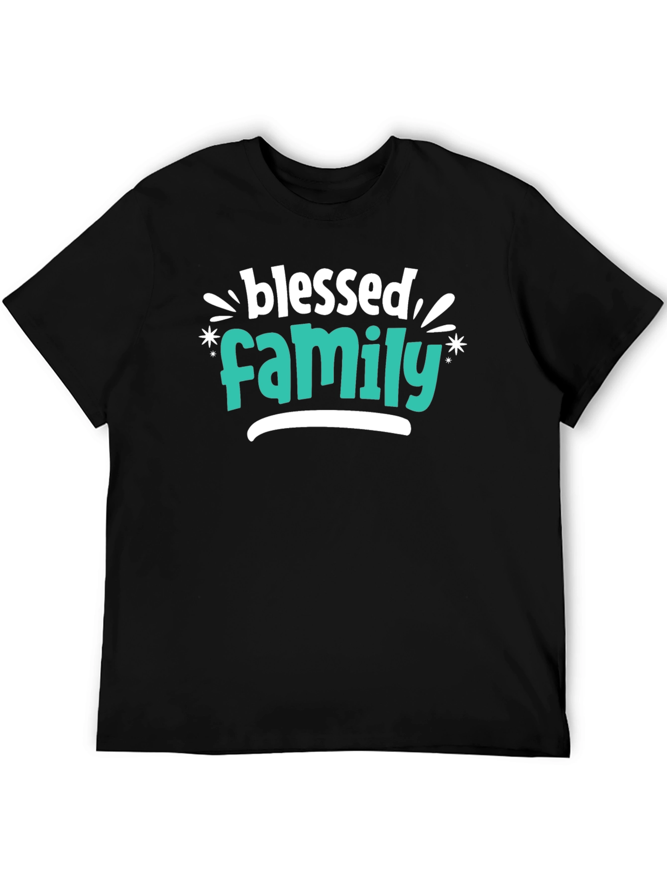 Black Blessed Family T-Shirt view 5