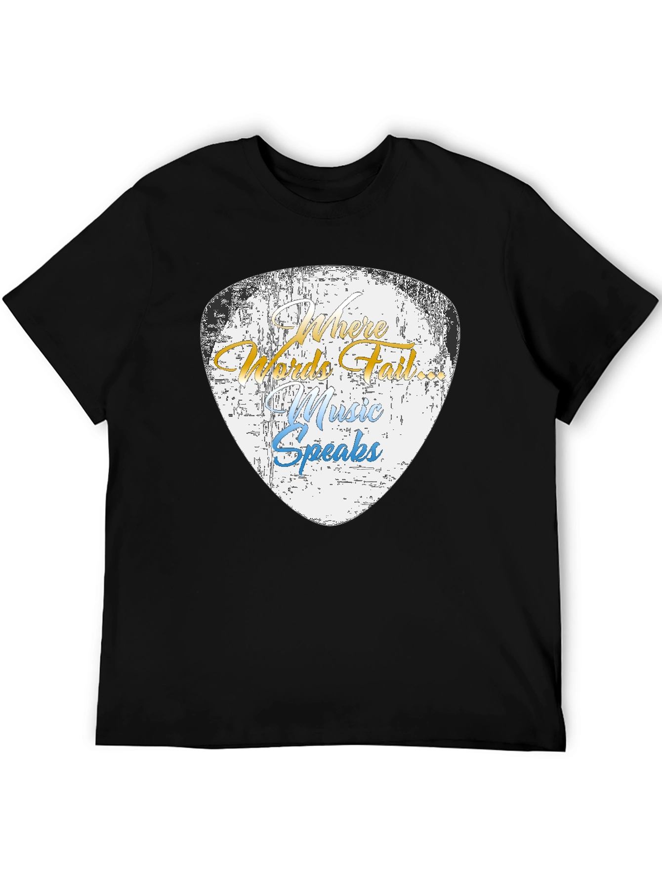 Black Music Speaks Graphic Tee view 5