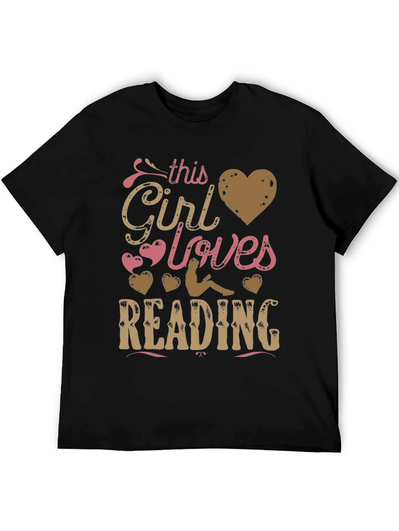 Black Girl Loves Reading T-Shirt view 5