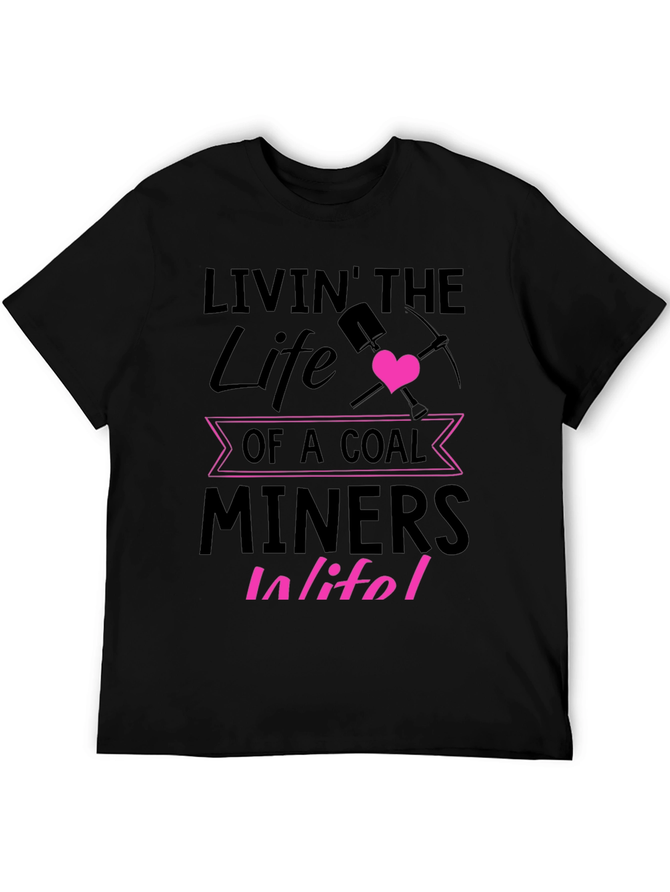 Black Coal Miner's Wife T-Shirt view 5