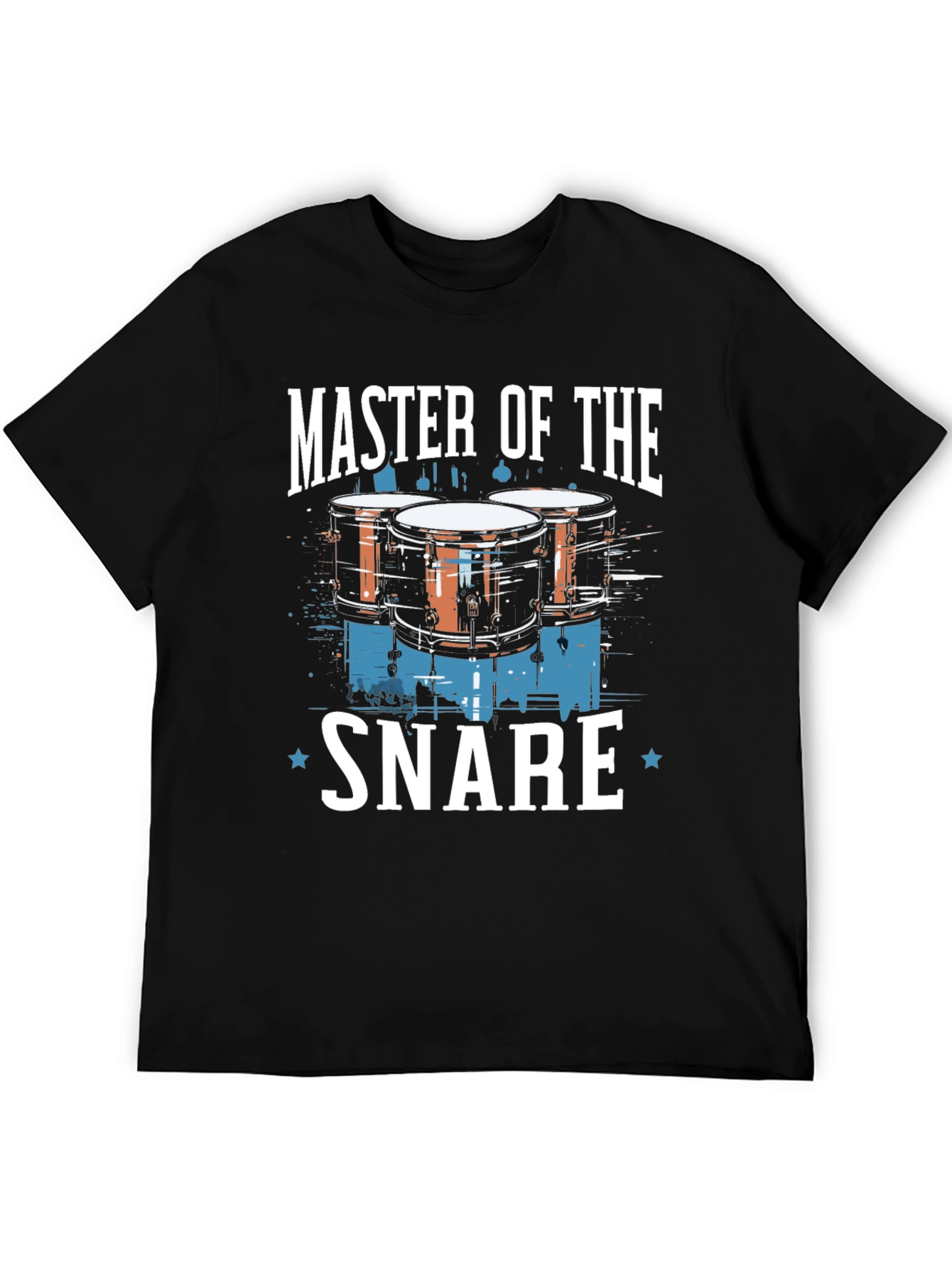 Black Master of the Snare Drummer T-Shirt - Black view 5