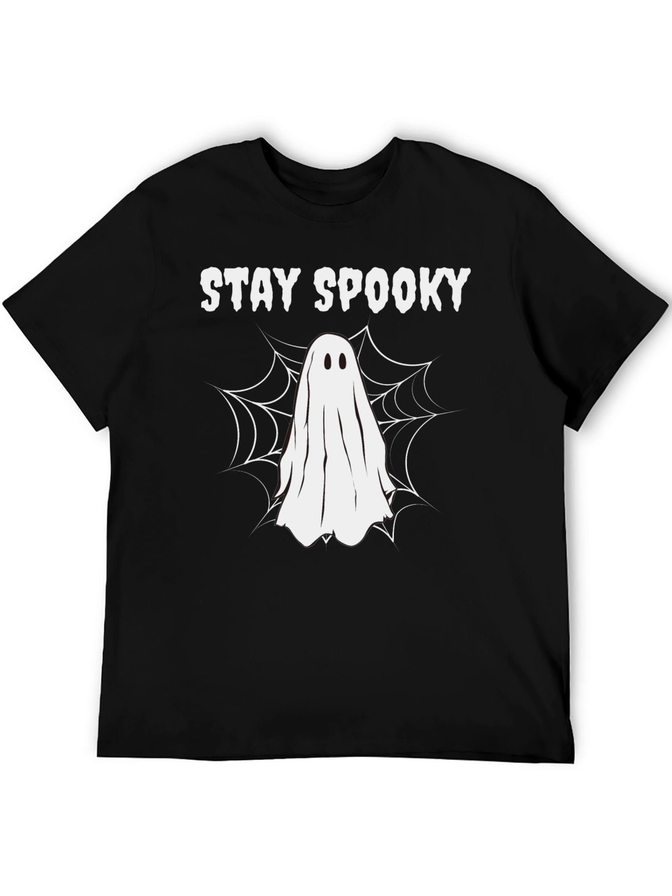 Stay Spooky Ghost Halloween Graphic Tee - 5